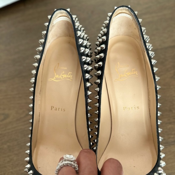 🔥CHRISTIAN LOUBOUTIN PIGALLE PLATO SPIKED 120 Pumps 39 SOLD OUT 🔥MAKE AN OFFER❣️ - Picture 14 of 16